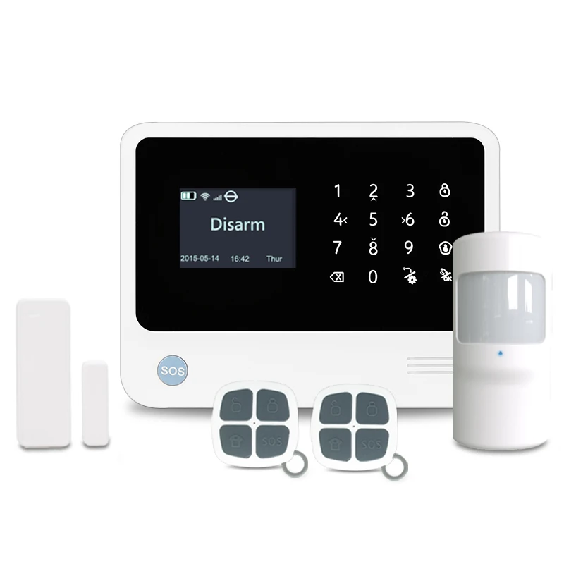 

High quality wireless security motion sensor alarm system for home WIFI GSM