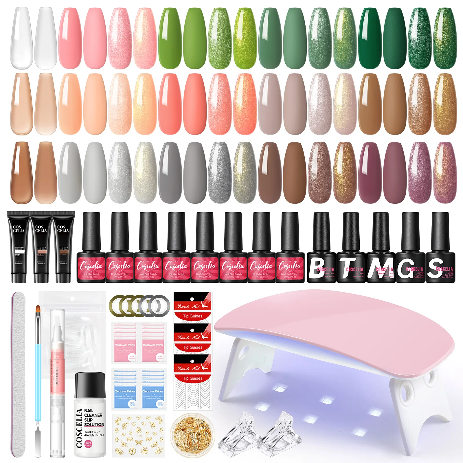 Набор гель-лаков для ногтей COSCELIA