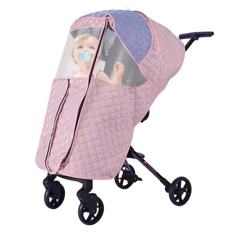 

NEW IN Waterproof Winter Thicken Rain Cover Wind Dust Shield Full Raincoat For Baby Stroller Accessories