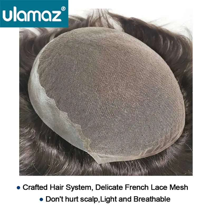 Рисунок 5 - Деликатный кружевной и кожаный парик для мужчин