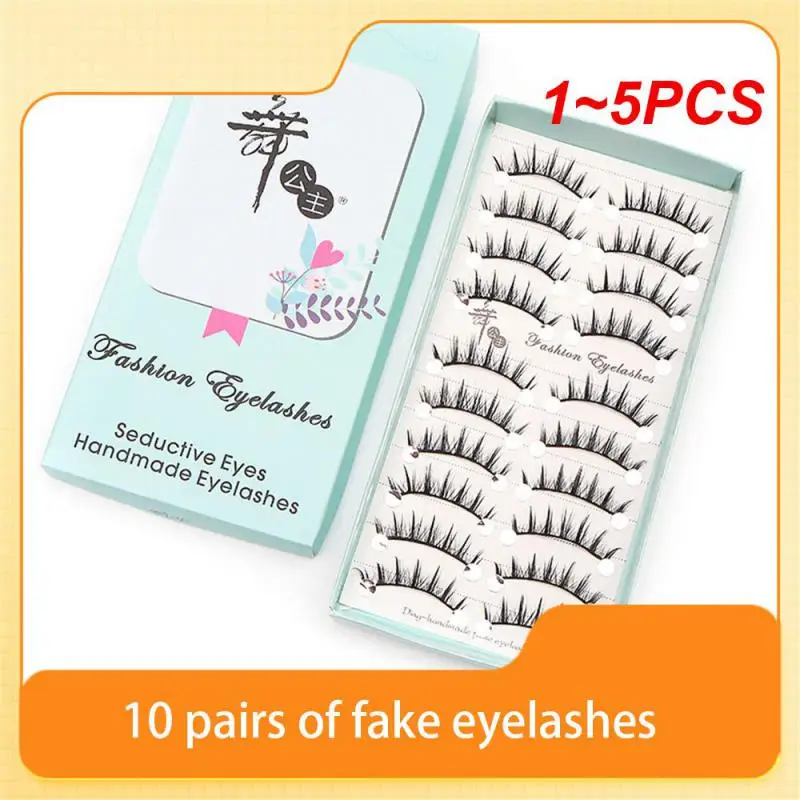 

1~5PCS New Manga Lashes Natural Lashes Soft False Eyelashes Anime Lashes Daily Dating Makeup Thick Fake Eyelashes Eyelash
