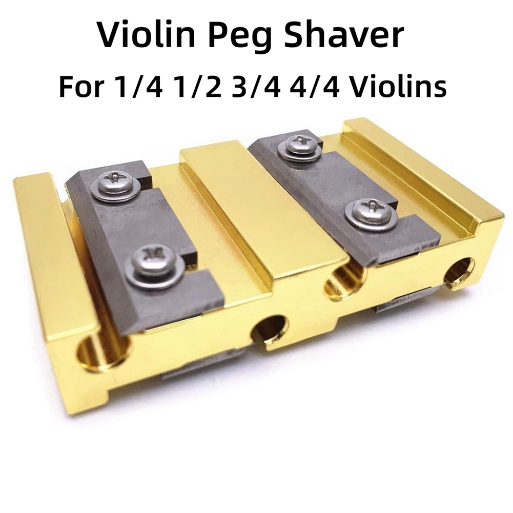 Tuning Pegs Reamer Luthier Tool 2 Hole 4 Hole For 1/2 1/4 3/4 4/4 Violins Extra-thick Blade With Longer-lastin