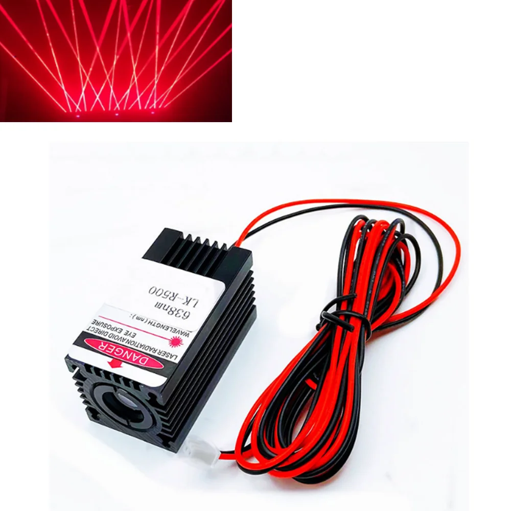 Лазерный модуль Elubor LK-DD63500-30*55 красный 500 мВт