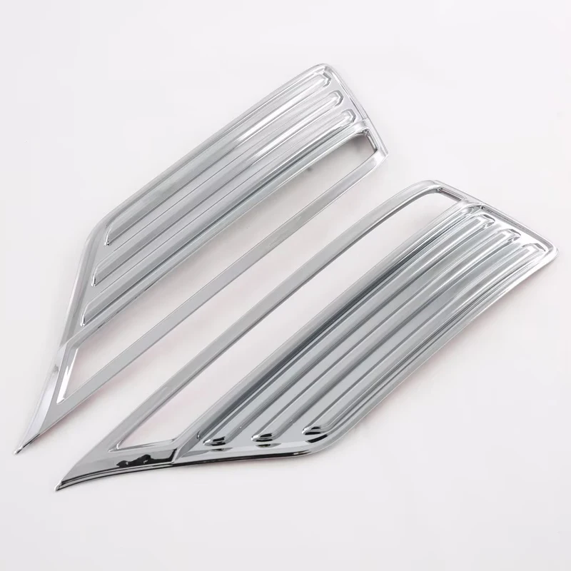 

Аксессуары для Toyota Land Cruiser 300 LC300 GXR 2022 2023, задний бампер, противотуманная внутренняя отделка, крышка ABS, хромированная наклейка, отделка, Стайл...