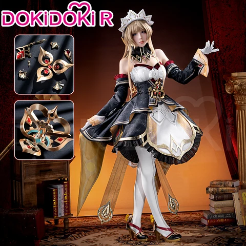 Косплей костюм Sandrone Genshin Impact DokiDoki-R женский полиэстер