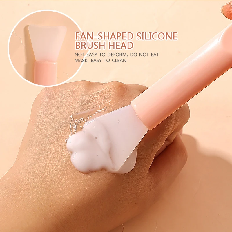 Двухсторонняя силиконовая маска щетка мягкая для головы грязи лица салон