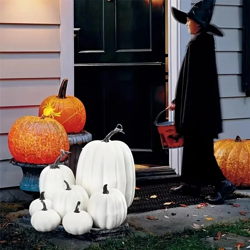 7 шт. украшения на Хэллоуин имитация тыквы декоративные строительные уличное