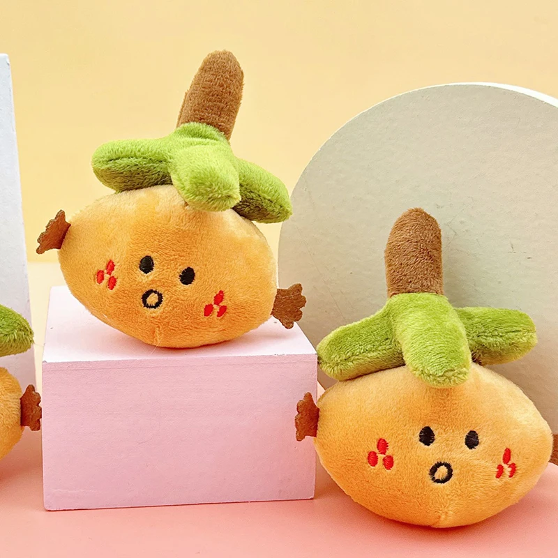 Фруктовый брелок портативный Cuye Lucky Orange плюшевая сумка очаровательный забавный