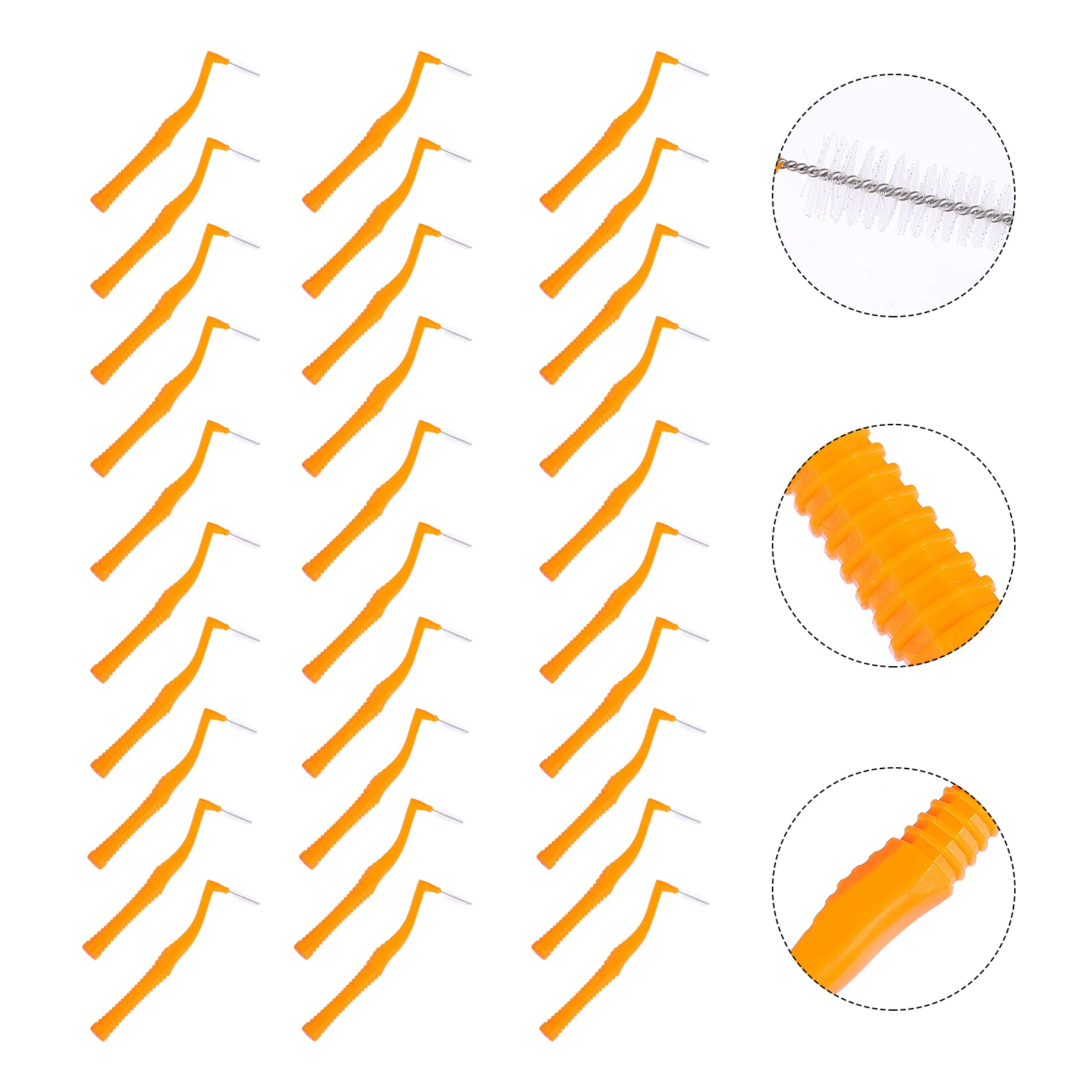 

30pcs Interdental Brush Premium Durable Prime Sturdy Tool Cleaner Brush for Home