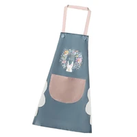 wiping hands kitchen apron woman adjustable waterproof apron for men sleeveless pvc cooking bib aking accessories 70x66cm 1pcs