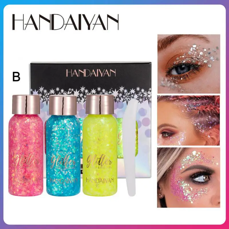 

Shine Gel Eye Shadow Metal Powder Lasting Eyeshadow Sequin Eyeshadow Tinting Product Portable Non Sticky Cosmetics Multipurpose