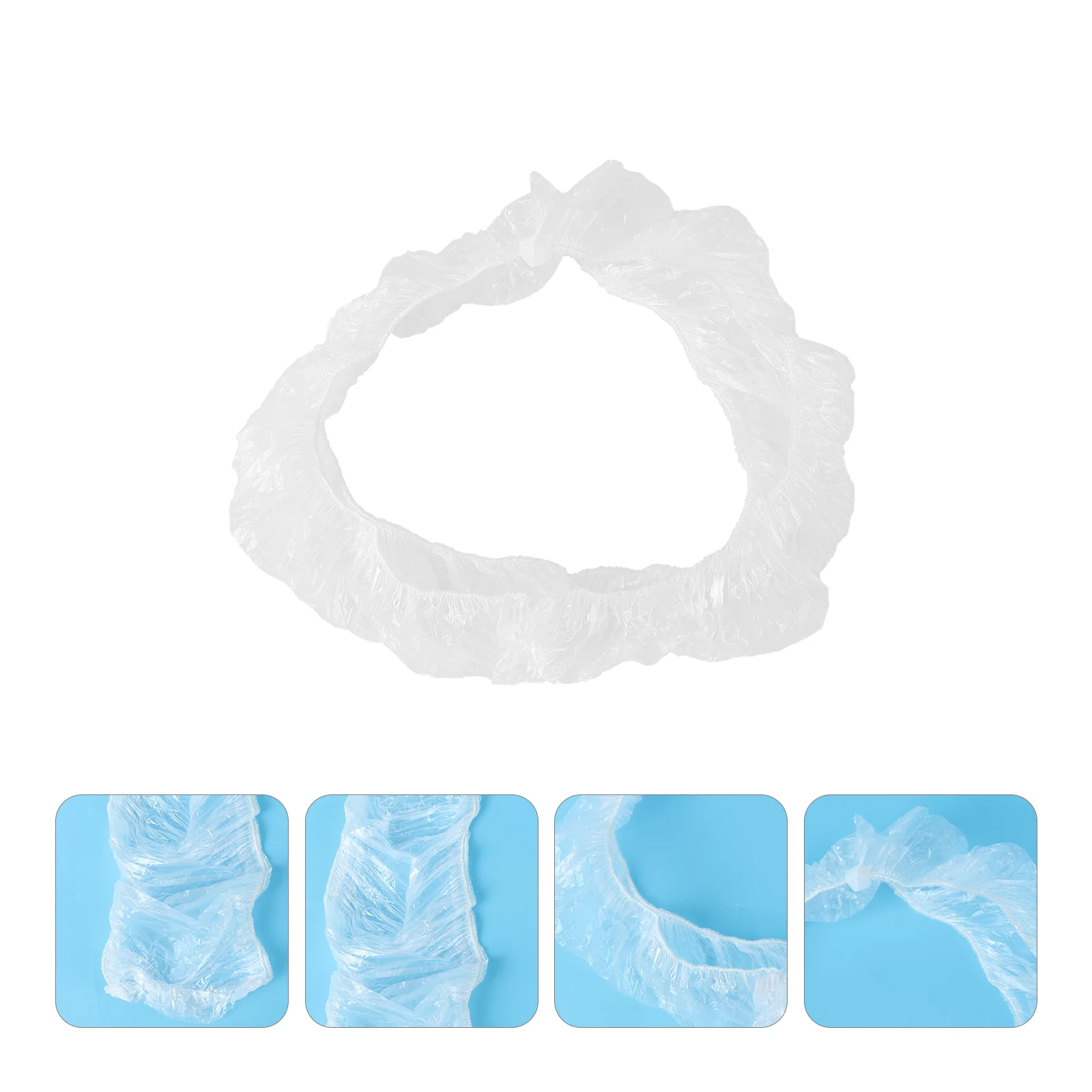 

500pcs Steering Wheel Covers Anti Steering Wheel Protector for Auto Car Accessories ( White )