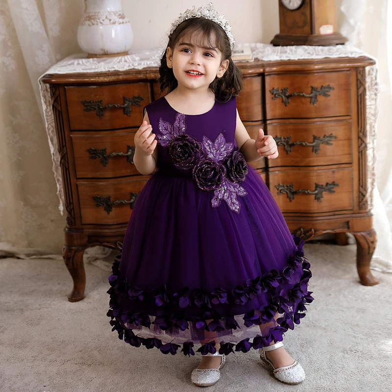 

Newborn Baby Baptism First Birthday Girl Party Dress Toddler Girls Summer Clothes Boutique Spanish Vestidos Wedding Costumes