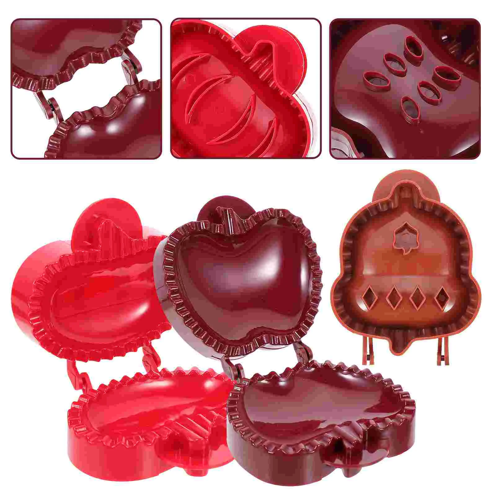 

Pie Molds Pocket Maker Hand Dough Press Pumpkin Fall Presser Autumn Bake Mini Cookie Potluck Party Acorn 3D Pastry Empanada Pan