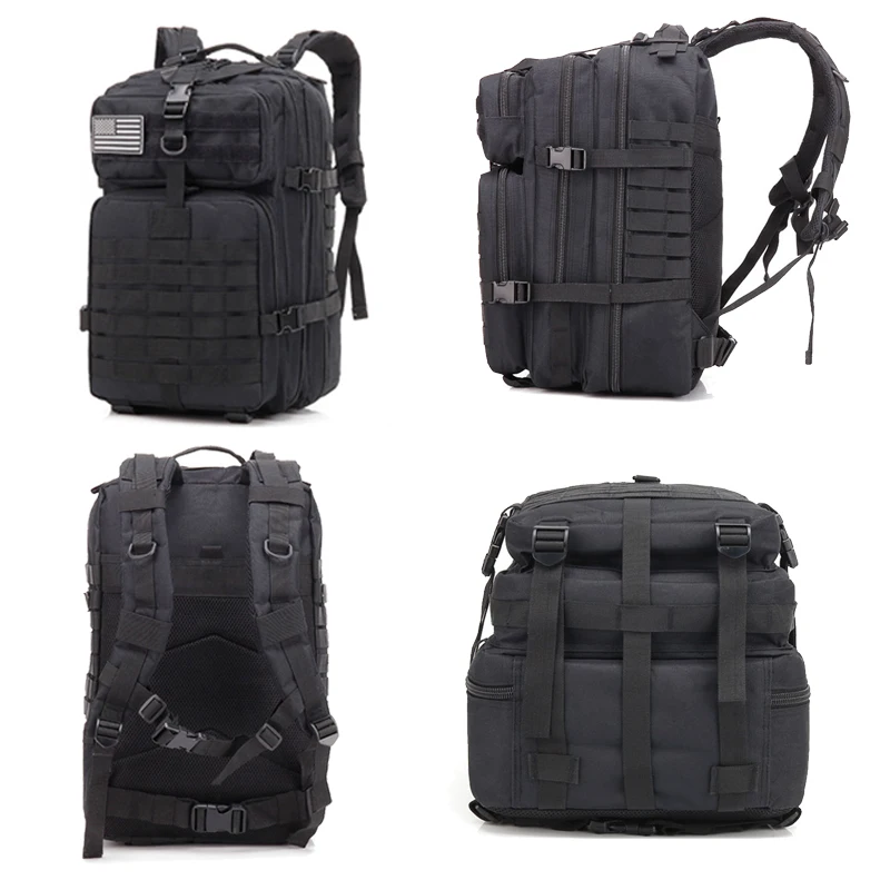 50L 1050D Nylon Military Tactical Backpack Travel Waterproof Fishing Bag Man Trekking Camping Rucksack Sports Men's Backpacks