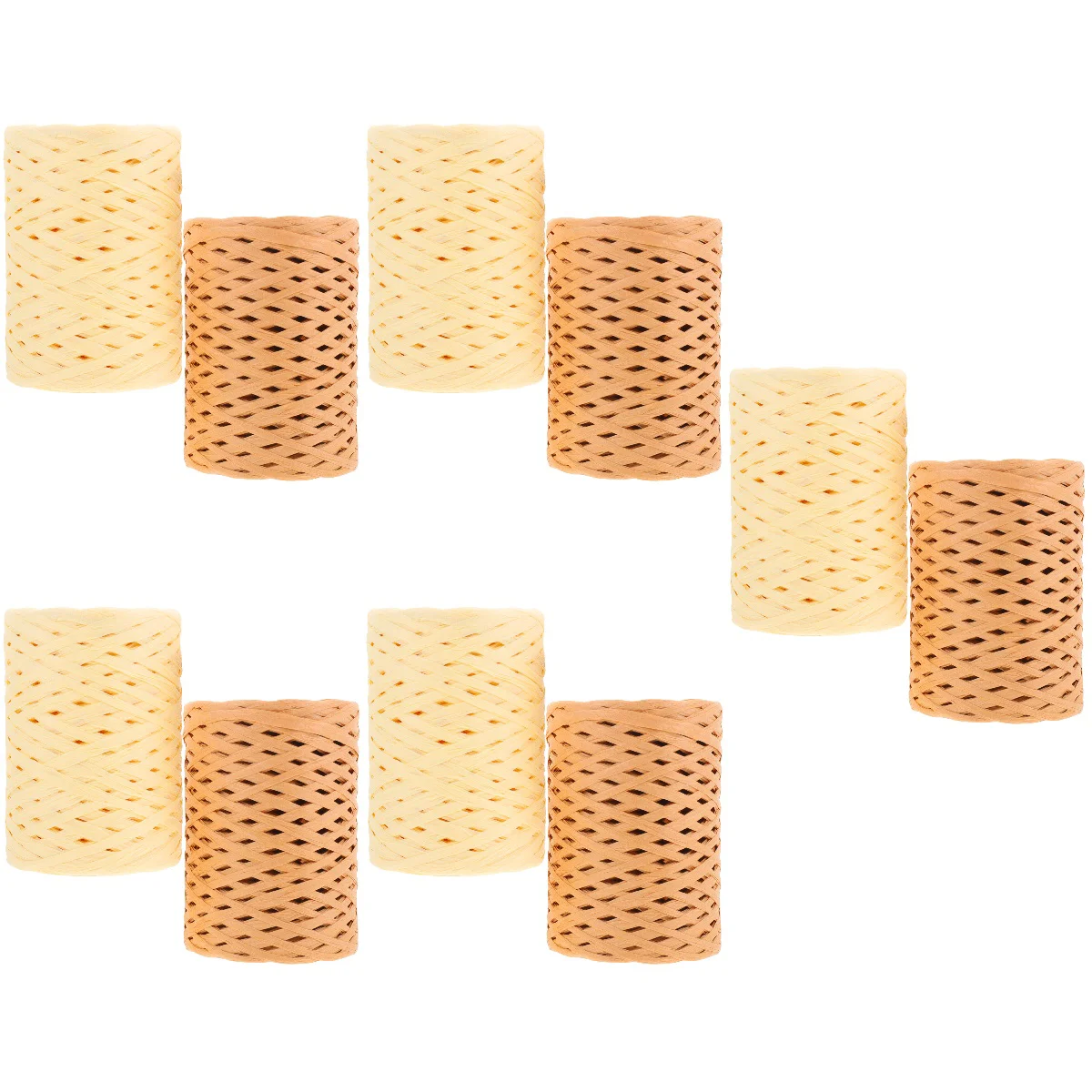 

10 Rolls Twine String Twine Ribbon Gift Wrapping Ribbon Weaving Decoration Ribbon Gift Ribbon Wrapping Ribbon