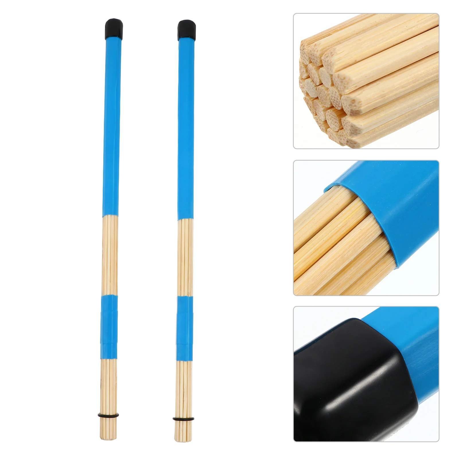 

1Pair 19 bundles Drum Sticks Brushes Jazz Drumsticks Drum Accessories