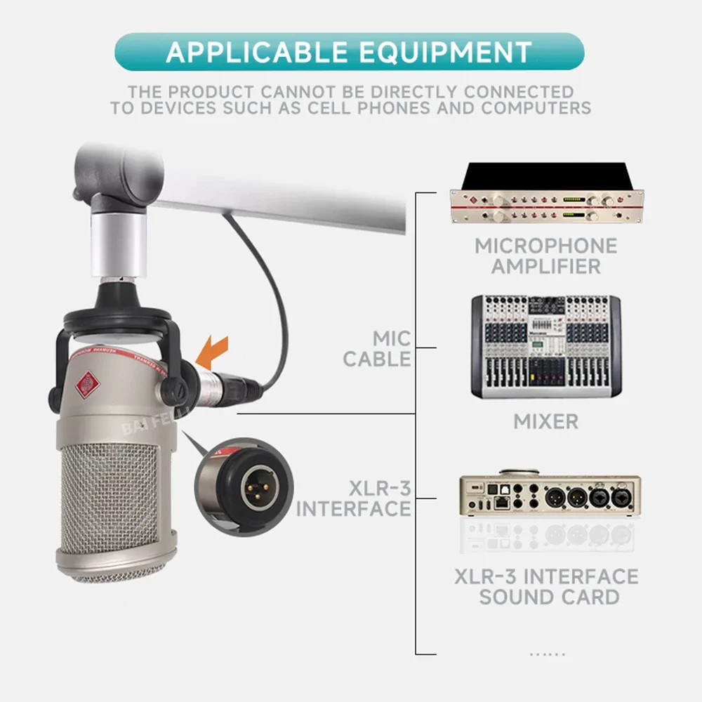 BAIFEILI BCM104 Профессиональный высококачественный портативный комплект