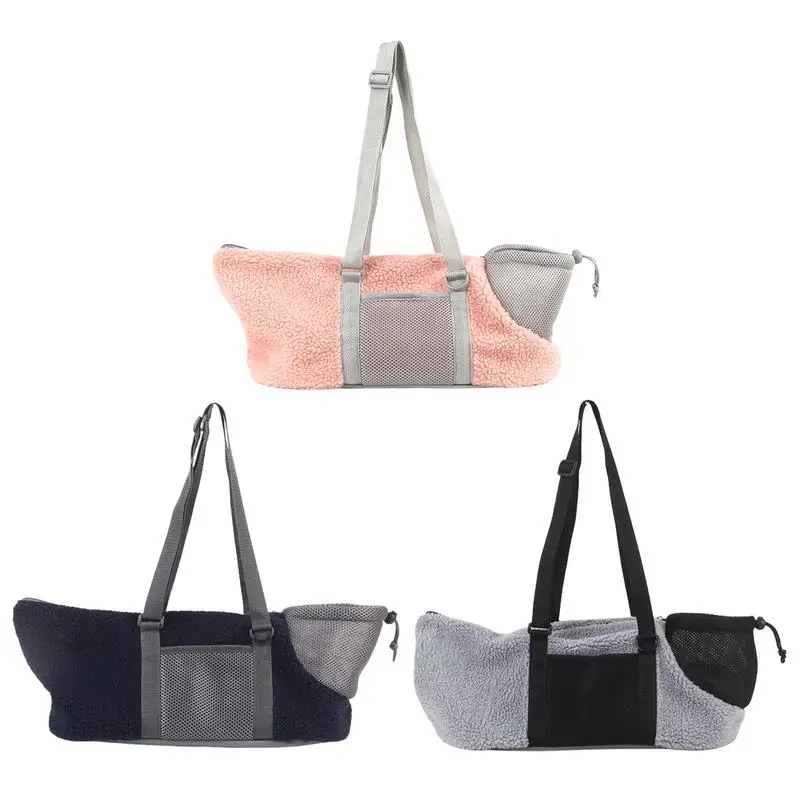 

Small Dog Travel Bag Portable Pet Outing Bag Warm Cat Carriers Foldable Pet Carrying Hand Bag Winter Cat Carrier Soft Pet