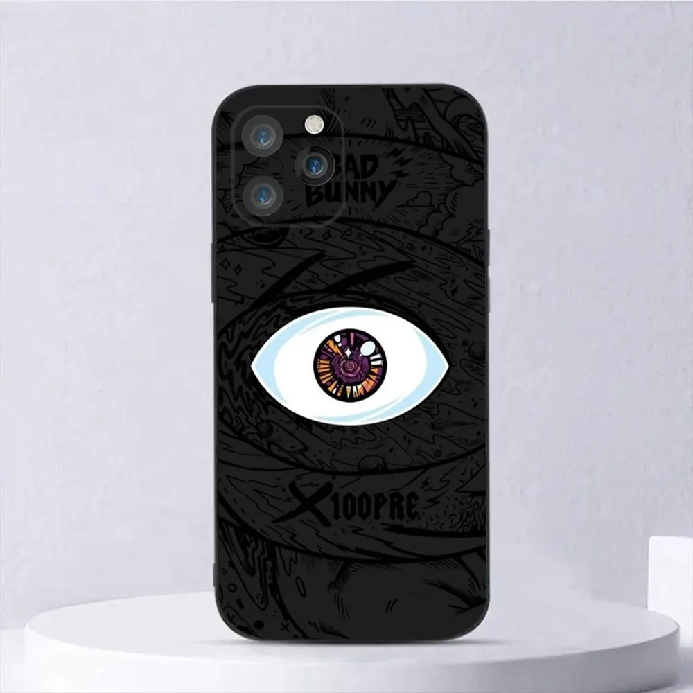 Плохой Банни чехол для телефона iPhone 16 15 14 13 12 11 Plus Pro Max XS X XR SE Mini 8 7 мягкий