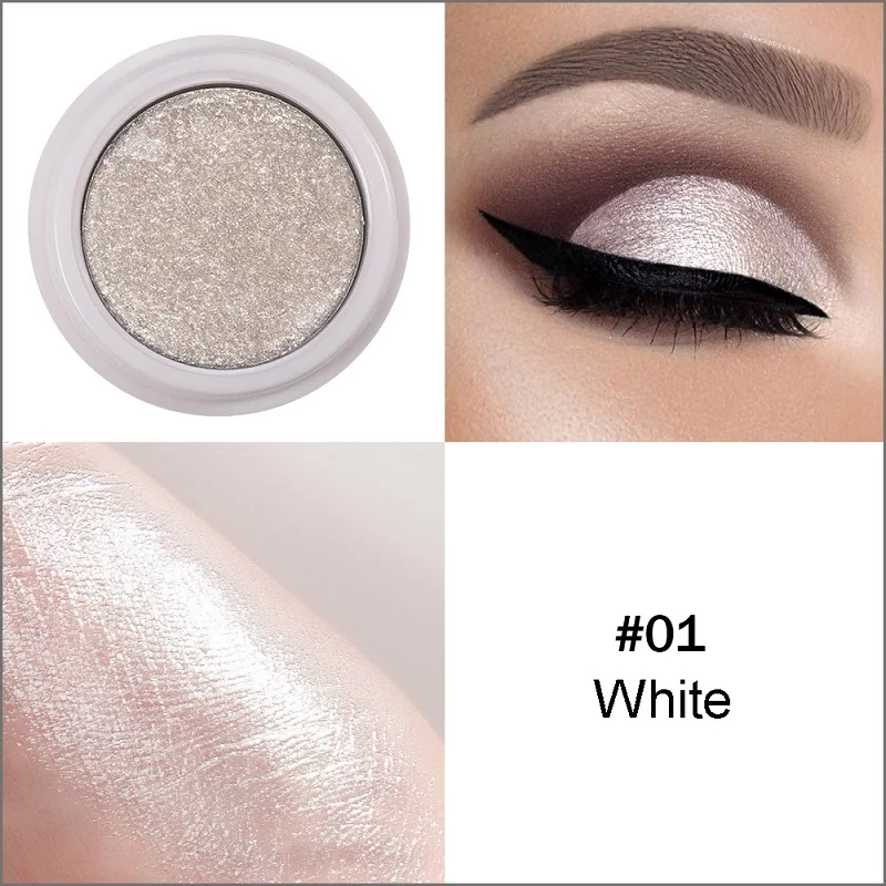 

Makeup Waterproof Shimmer Palette Matte Monochrome Eyeshadow Pigmented Glitter Eyeshadow Brighten Eyes