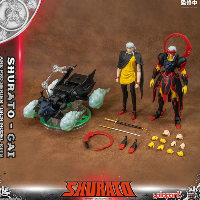Фото Фигурки Yolopark AMK PRO X Series Tenkuu Senki Shurato, The King Ryu, Ryoma Kuroki, Gai Shura, King Ippei с аксессуарами в наличии №3