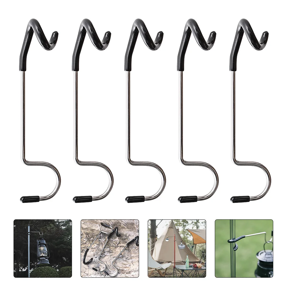 

Appendix Camping Light Metal S Shape Hook Hanger Tent Pole Hooks Hangers S-shape Lamp