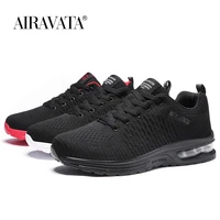 mens running shoes comfortable breathable mesh air cushion black sneakers training cycling tennis sports shoes zapatillas