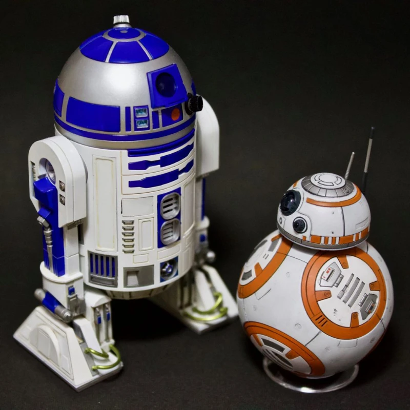Фото Звездные войны 1/12 BB-8 R2-D2 Фигурки Сборка Модель робота Игрушка Настольные украшения Коллекционные детские подарки на день рождения №2