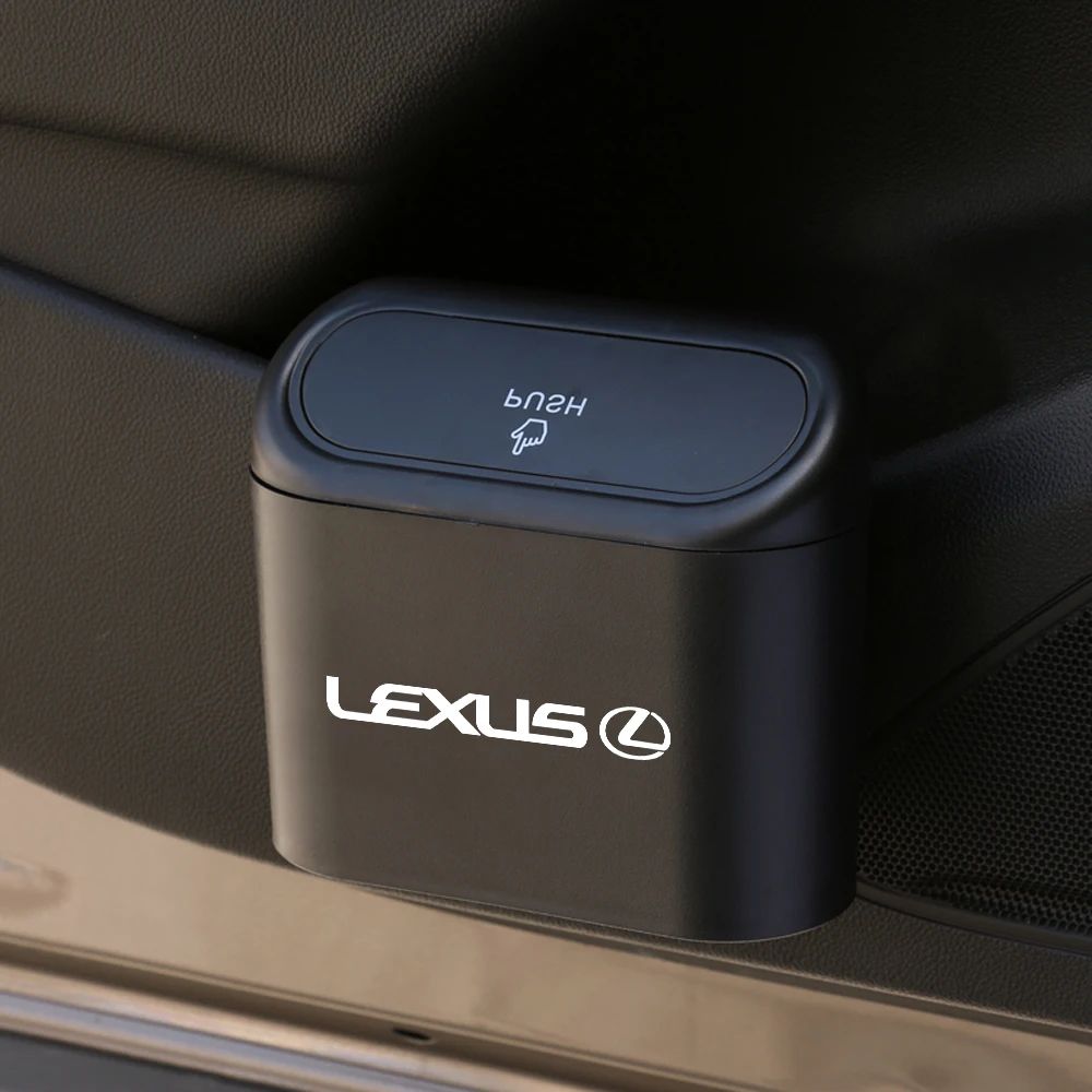 

Car Garbage Can Door Seat Back Rubbish Dust Bin Auto Interior Accessories For Lexus NX GS RX IS ES GX LX RC 200 250 350 LS 450H