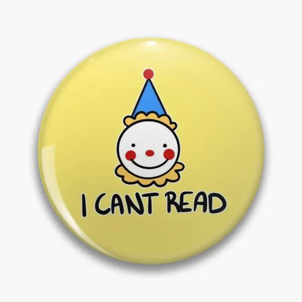 

Настраиваемая мягкая булавка для пуговиц я не читаю клоуна, забавная брошь для шляпы, одежды, креативный значок для влюбленных, ювелирные из...