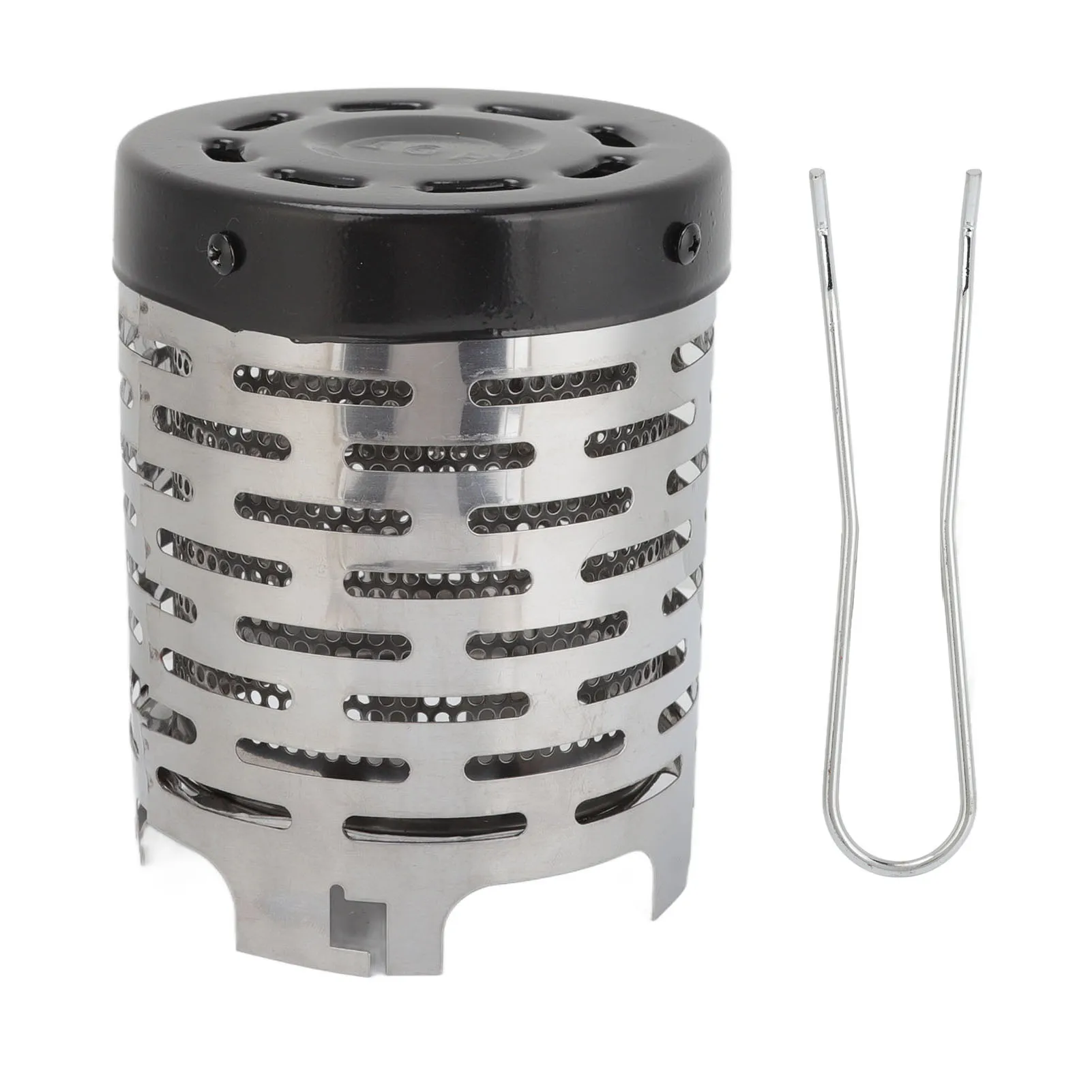 

Camping Heating Stove Cover Camping Mini Heater Stainless Steel Rust Proof for Outdoor