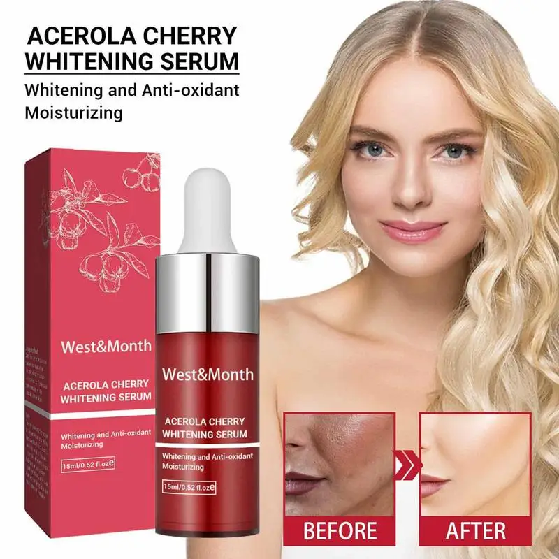 

Эссенция для отбеливания вишни, удаление темных точек, Осветление кожи, быстрое подтягивание кожи, лифтинг, сыворотки, увлажнение, гладкая опухающая кожа лица