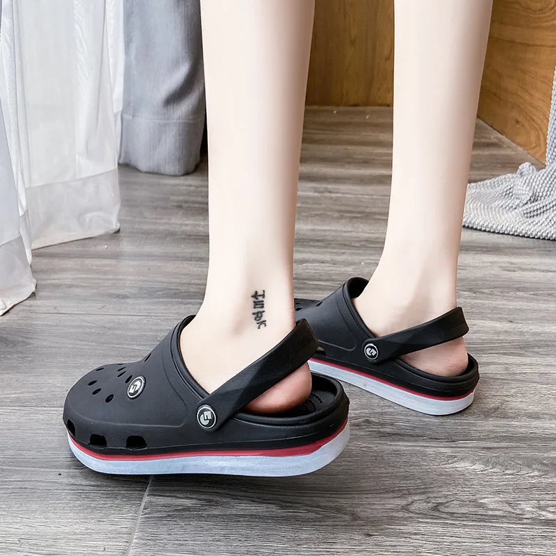 

Non-slip Hole Women's Sandals 2022 Man Sandals Summer Men's ccroc Sneakers Beach Flippers Hole ccrocc Shoes clgs