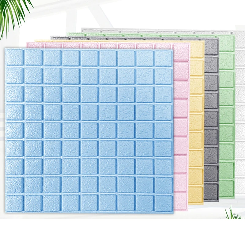 Самоклеящиеся настенные 3d наклейки из твердой древесины 70*70 см - купить по