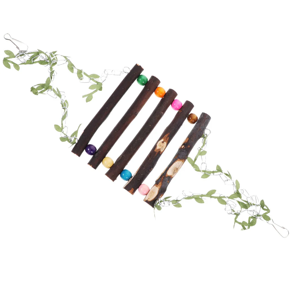 

Bird Toy Cockatiel Chew Toys Parrot Cage Toys Wooden Hammock Swing Bird Hammock Swing Toy Small Animal Swing Toy