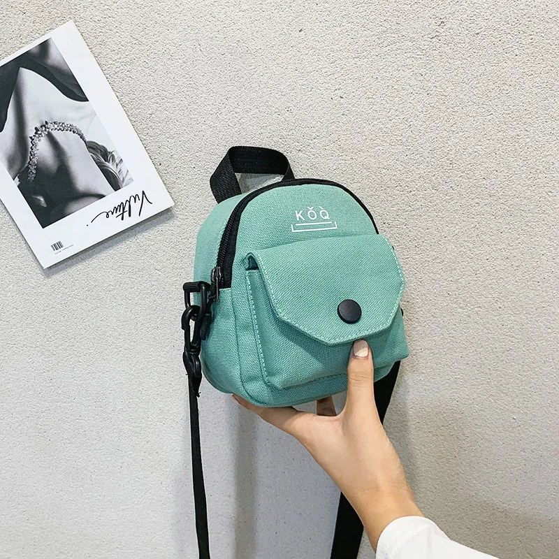 

Small Canvas Shoulder Bag New Style Messenger Bag Casual Cross Body Bag for Student with Detachable Shoulder Strap Bag