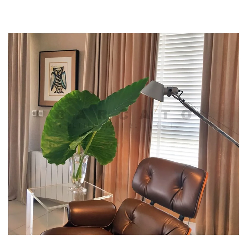 Светодиодная Складная Алюминиевая прикроватная лампа для дома и офиса напольные