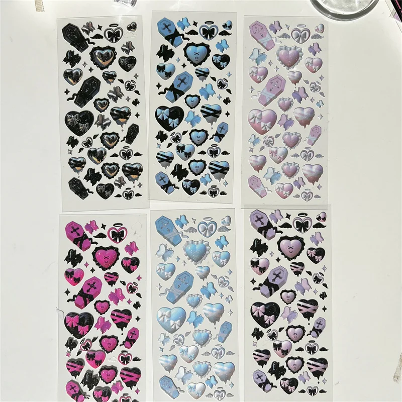 Корейские милые наклейки в стиле милых влюбленных бабочек материал сделай сам