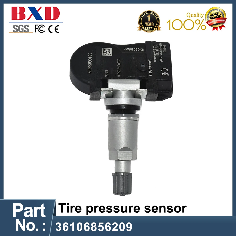 Автомобильный датчик давления в шинах 433 МГц 6855539 70735510 36106881890 36106856209 707355-10 Tpms s для