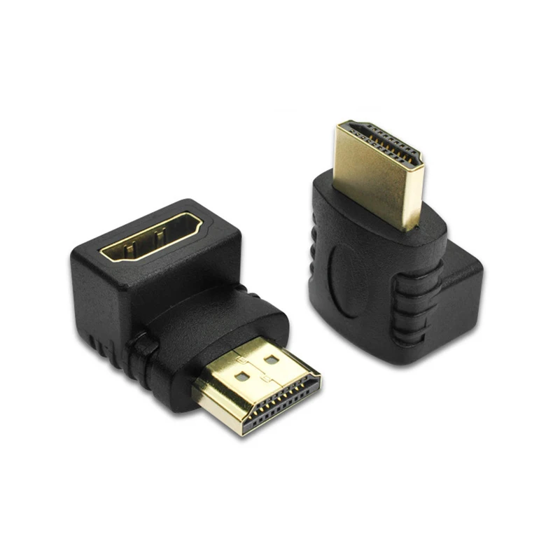 

HDMI-compatible Male to HDMI-compatible Female Adapter Converter Extender 90 degree angle 270 degree angle for 1080P HDTV