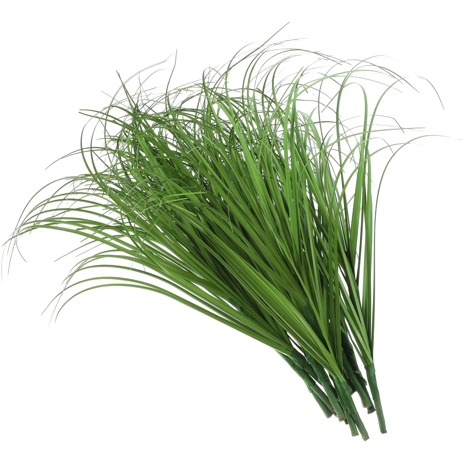 12 шт. искусственная зеленая стебель трава модель растений игрушки реалистичные