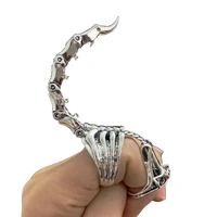 nana scorpion ring heavy rock punk joint rings vintage cool gothic scroll armor knuckle metal full finger rings