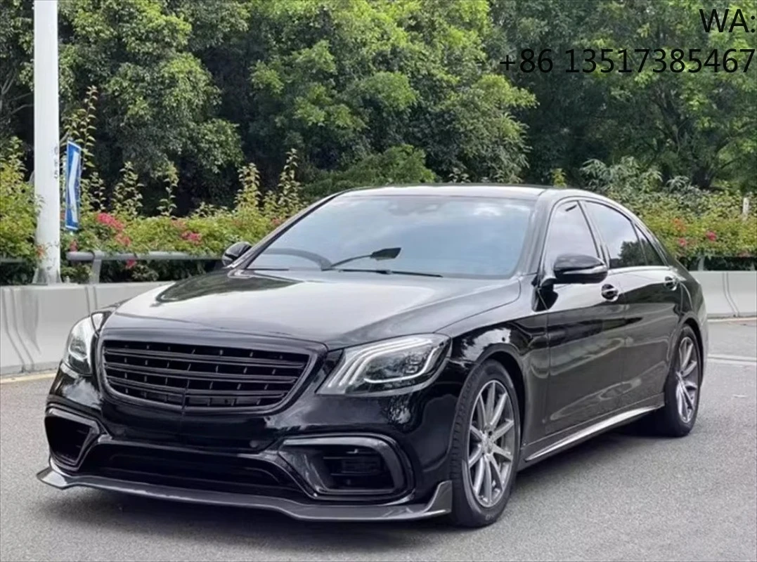 Карбоновый передний сплиттер W222 S63 для Mercedes-Benz S-Class W222, стиль B, 2017-2020 гг. (art.: 3920dbb97d91b) - 3920dbb97d91b