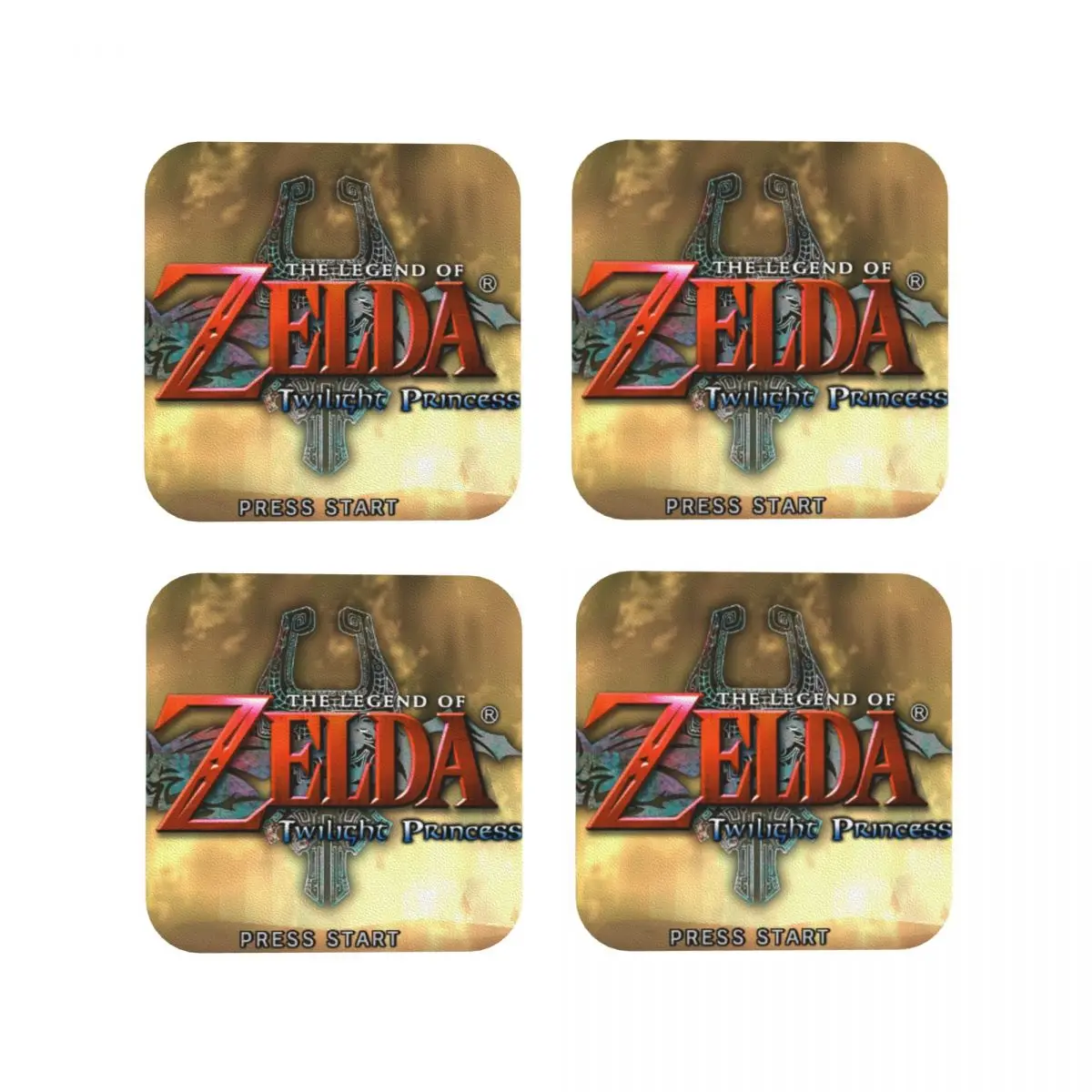 Подставки Legend Of Zeldas кухонные салфетки нескользящие изоляционные коврики для