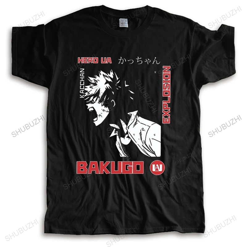 

Mens fashion tshirt loose summer streetwear tee tops Novelty Boku No Hero Academia Bigger Size Homme print Teeshirt Short Sleeve