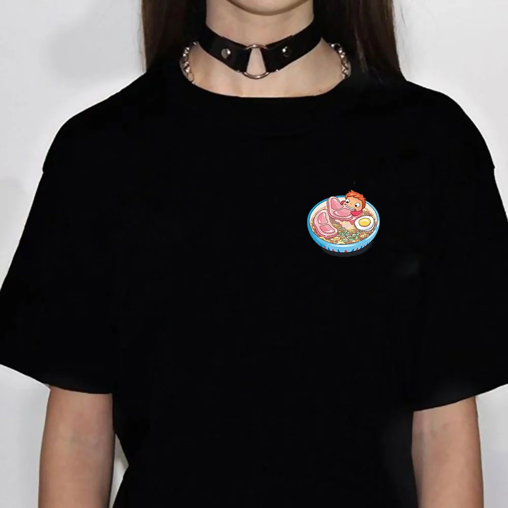 

Studio Ghibli t-shirts women funny designer t shirt girl comic 2000s clothing