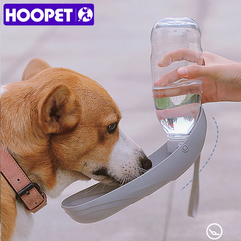 Портативная поилка для собак HOOPET питьевой воды сопровождение домашних животных