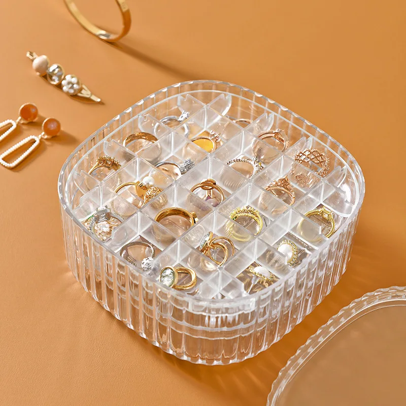 Light Luxury Simple Jewelry Box Travel Portable Jewelry Box Earrings Earrings Necklace Ring Storage Box Jewelry Box Can Carry