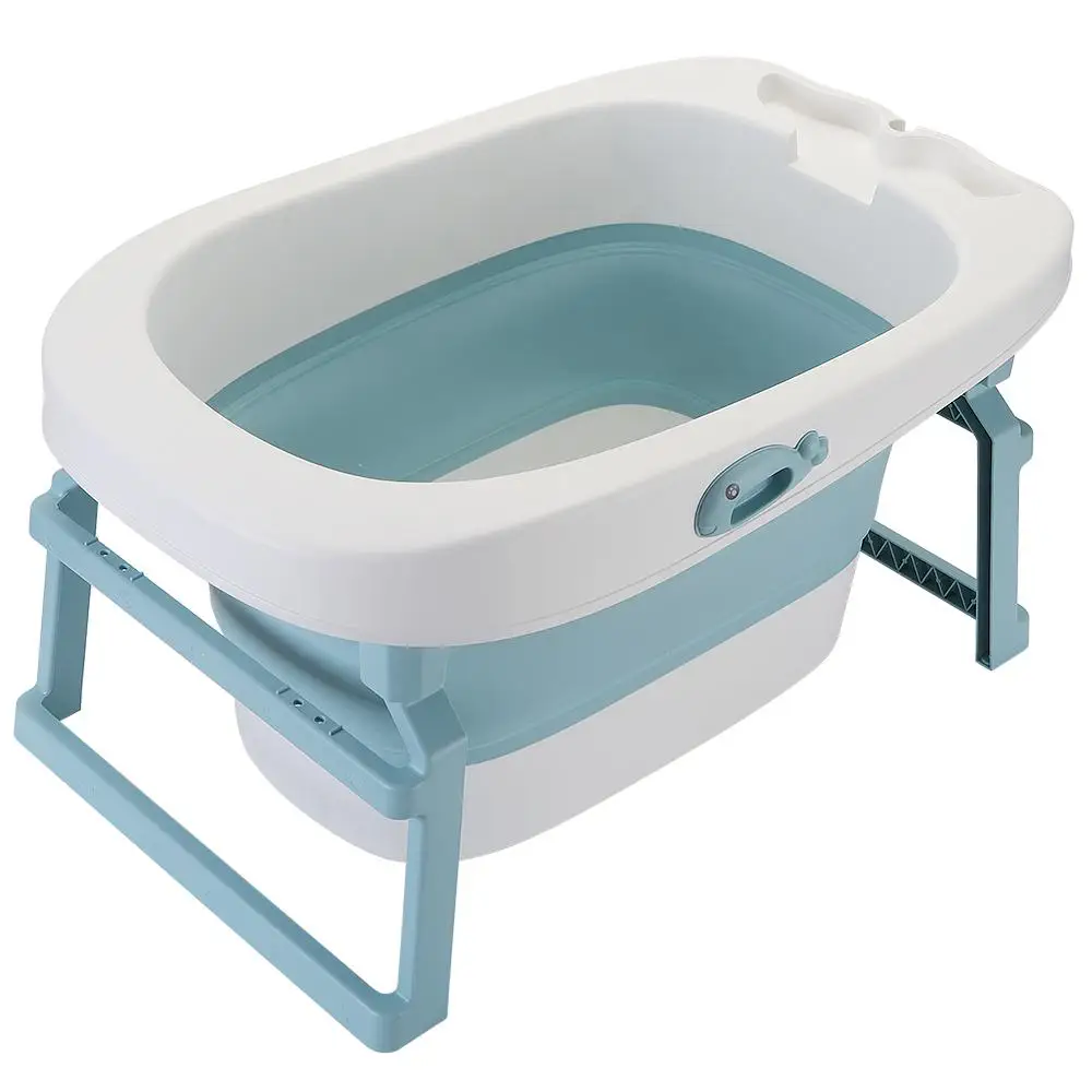 

Folding Baby Bath Shower Tub Bathroom Basket Bathtub Home Sauna Insulation 89*54*43cm Large Bidet Kid Newborn Supplies
